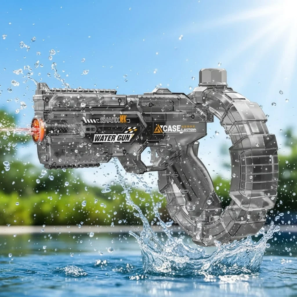 Electric Water Gun Kids Toy Outdoor Refill Rapid Fire - Image 2
